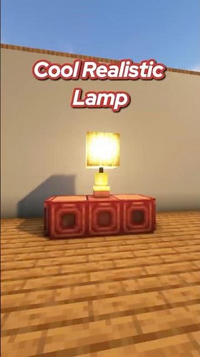 Easy Decorative Lamp in Minecraft