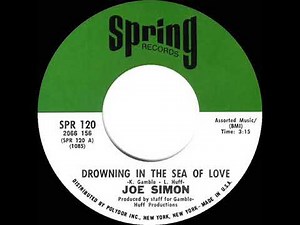 1972 HITS ARCHIVE: Drowning In The Sea Of Love - Joe Simon (mono 45)