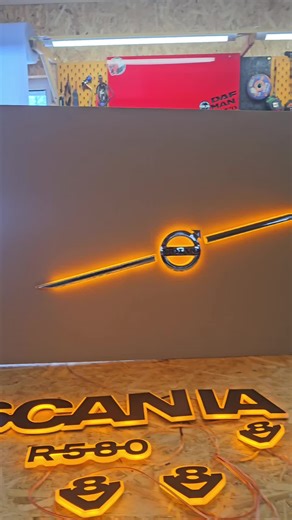 VOLVO LED Logo Showcase for Trucks