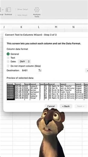 This is how to arrange data in Excel