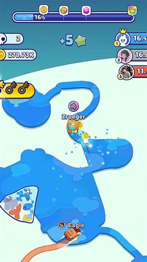 Paper.io 2 Part 78 Highlights #Paperio2 #Shorts #gaming #mobilegaming #gameplay