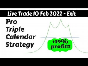 Triple Calendar Spread 10 Feb 2022 Exit | Made profit of 19% | Weekly Income Strategy