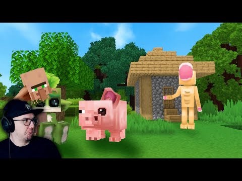 Я добавил МАЙНКРАФТ в ХАЙТЕЙЛ ► I added Minecraft to Hytale ( Fingees ) | Реакция
