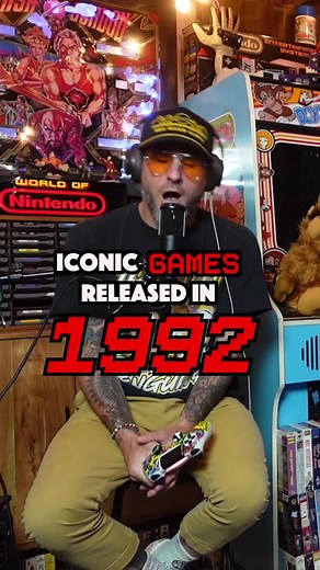 The iconic games of 1992! 🤯 So many epic titles! Which one was your favorite? #FYP #RetroGaming #RetroGamer #Nostalgia #1990s