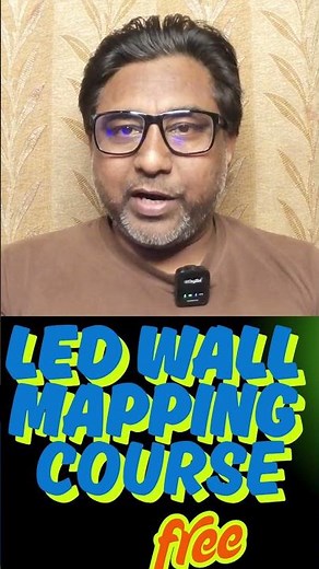 free Led Wall Full Mapping Course ‪@vfxmehra‬