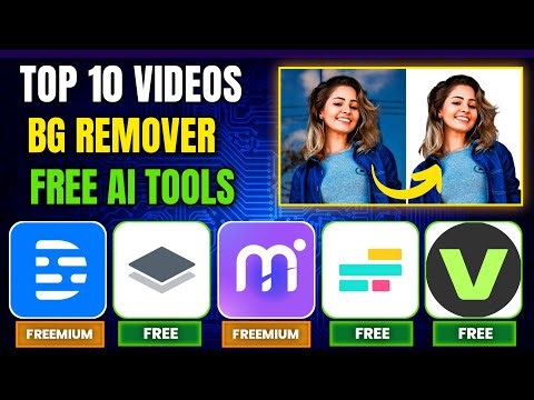 Top 10 Video Background Remover Apps 2025 🔥 | No Green Screen, Free & AI Powered