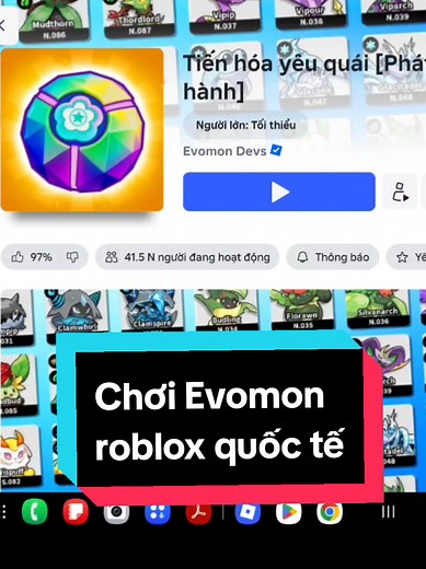 Cách tải và chơi roblox quốc tế nè các bạn🌟 #xh #roblox #evomon #learnontiktok #bloxfruits