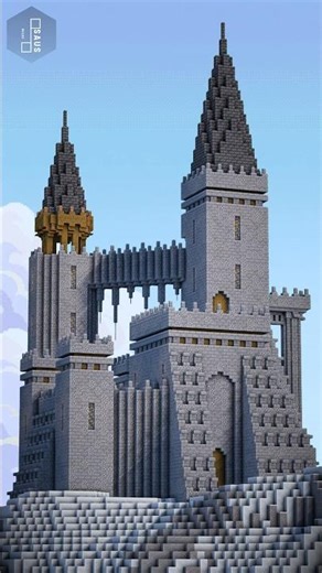 Epic Medieval Castle Towers in Minecraft 🏰❄️ | Snow Fortress Bridge Build & Tutorial