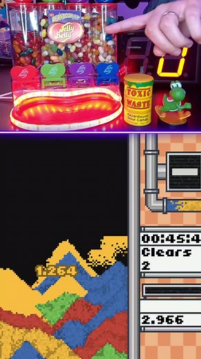 Beans and blocks LIVE! #tetris #sandtrix #gaming #LIVEgametime #beanboozled