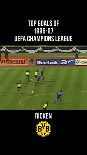 Retro Football on Instagram: "Top goals of 1996-97 Champions League Lars Ricken - B. Dortmund v Juventus - F Jari Litmanen - Atletico Madrid v Ajax - GS Alessandro Del Piero - B. Dortmund v Juventus - F Marek Citko - Widzew Lodz v Atletico Madrid - GS Edgar Davids - FC Porto v AC Milan - GS Dani - Atletico Madrid v Ajax - QF Milinko Pantić - B. Dortmund v Atletico Madrid - GS Patrick Kluivert - Ajax v Atletico Madrid - QF Marco Simone - Rosenborg v AC Milan - GS Steve Marlet - Auxerre v Rangers 