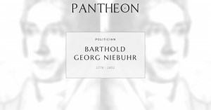 Barthold Georg Niebuhr Biography | Pantheon