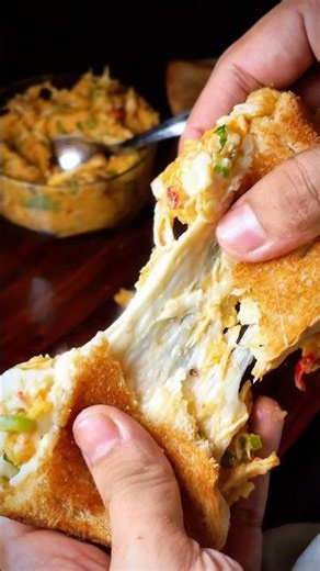 Chicken Melt Grilled Sandwich 🔥😱😋 #recipe