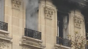 Fire breaks out near Place de L'Opera in central Paris
