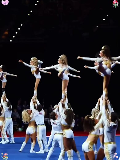 insane cheer stunts!#CheerStunts #InsaneSkills #CheerAthlete #HighEnergyMoments #SportsWow
