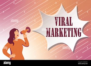 Text caption presenting Viral Marketing. Business idea spreading information and opinions about a product Modern Data Processing Methods, Typing And Stock Photo - Alamy