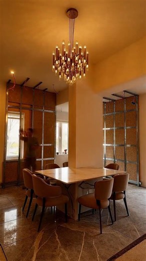 Grand Dining Room Transformation | Modern Marble Dining Luxury