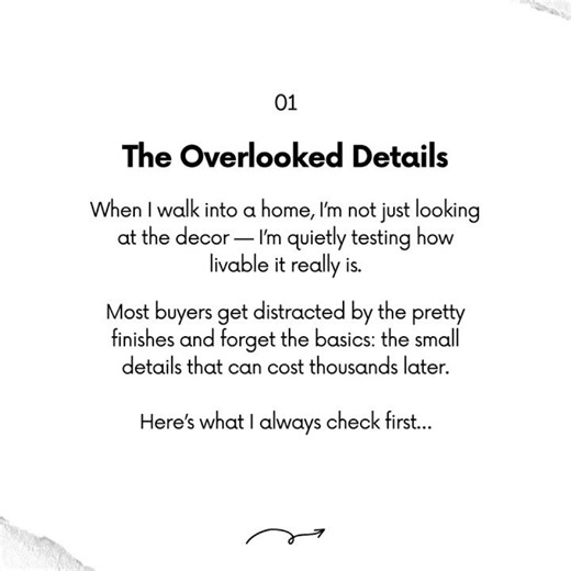 Six Things I Always Check in a Home Viewing