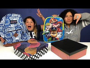 MYSTERY BOX OF BACK TO SCHOOL SWITCH UP CHALLENGE