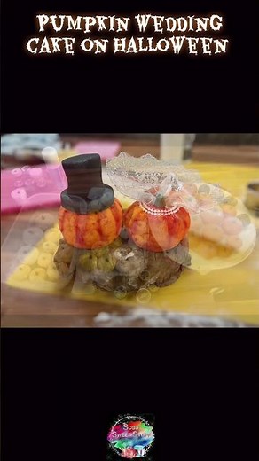 Halloween Pumpkin Wedding Cake