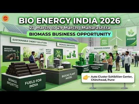 Bio Energy India 2026 🔥 Biggest Biomass Event in Maharashtra | Don’t Miss! #kip #pune #maharashtra