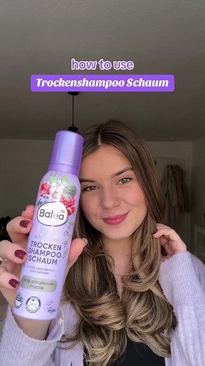 Trockenshampoo Schaum für frisches Haar