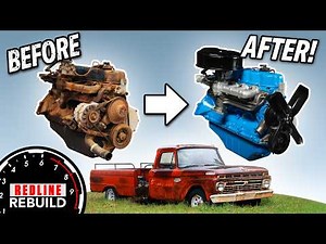 Full restoration! Ford's legendary workhorse engine: the 300 straight-6 | Redline Rebuild time-lapse