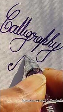 Step by step calligraphy number writing "5"for beginners #good handwriting #study #calligraphy#viral
