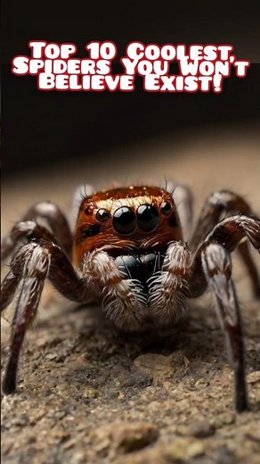 Top 10 Coolest Spiders You Won't Believe Exist! #CoolSpiders #SpiderFacts #NatureLovers #AnimalFacts