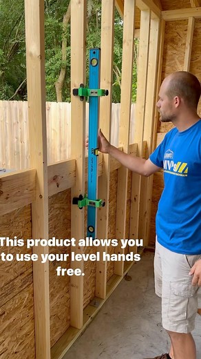 Micah Qualls • Construction • Tools • Reviews • DIY on Instagram: "Use your level hands-free with Speedy Level. A very useful product, especially while working alone. There’s a lot of uses for this tool that I did not show. But check them out online for more examples. Their website - WWW.SPEEDYLEVEL.COM Using the @oxtoolsusa TUFF level. It’s a beast! 🔥 #construction #tools #tool #level #speedylevel #carpentry #carpenter"