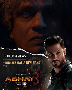 The trailer reviews are here and they are raving! #Abhay Season 3 fever is running high and here’s proof! #AaGayaHaiAbhay #AbhayOnZEE5 #ZEE5OriginalSeries Kunal Kemmu Ken Ghosh Asha Negi Tanuj Virwani Divya Agarwal Nidhi Singh Rahul Dev #VidyaMalavade Elnaaz Norouzi #RiturajSinghA #AdilAfsar #DushyantSingh Zee Studios | ZEE5