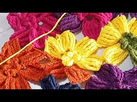 the making of the Amazon flower crochet dress.