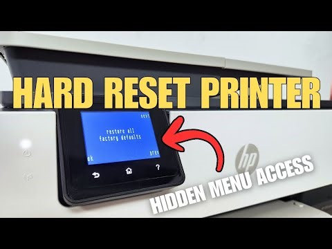 How To Hard Reset HP Officejet 8125e Printer 8130e 8135e 8139e