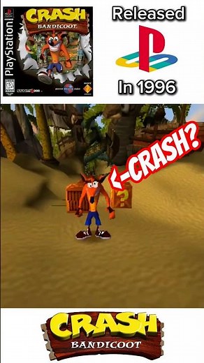 Retro Classic: Crash Bandicoot 👀 #crashbandicoot #retrogaming #playstation #ps1 #fyp