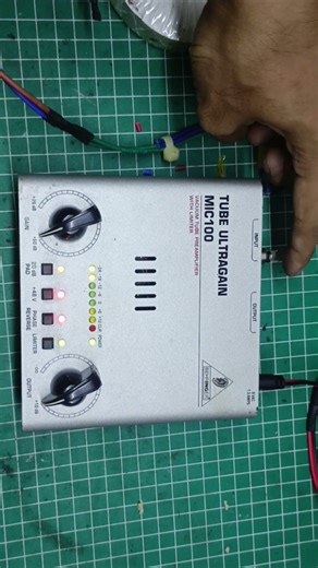 tube ultragain mic100 test without mic