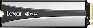 Lexar 2TB Play SSD with Heatsink PCle Gen 4x4 NVMe M.2 2280 Internal Solid State Drive, Up to 7400/6500 MB/s, Compatible with PS5, Gamers, Creators (LNMPLY8002T-RNNNU)