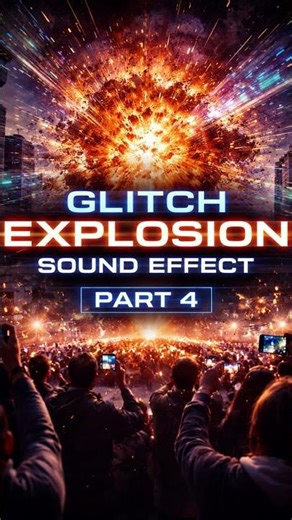 Glitch Explosion Sound Effect Part 4 | Real World Cinematic Blast SFX