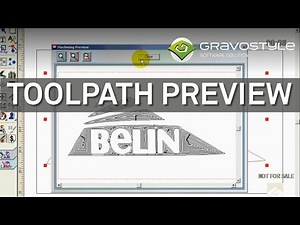 Gravostyle™ Software - Engraving Toolpath Preview