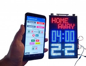 Triple Color Scoreboard - Android Controlled DIY Digital Scoreboard for Soccer and Cricket. DIY Digital Scoreboard in 4 Steps Using SCOREDUINO.