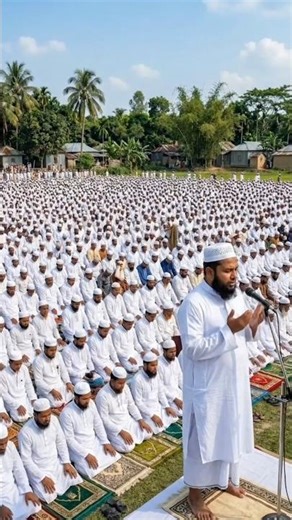 Today, I sat down to pray Eid prayers with the villagers on Eid #viral #viralvideo