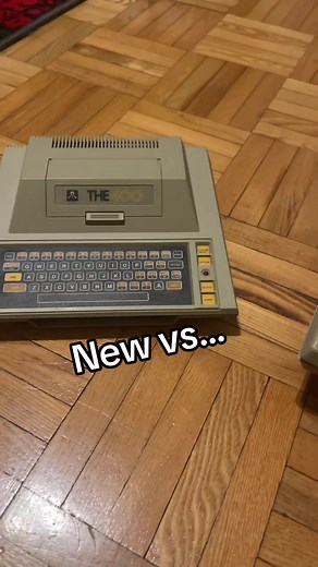 Atari the 400 mini vs original Atari 400 #fyp #atari #80s #retrogaming #8bit