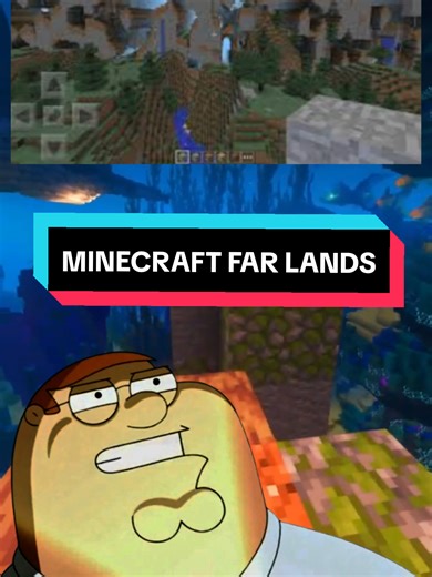 minecraft far lands 💀 #fyp #familyguy #foryoupagе #scary #minecraft