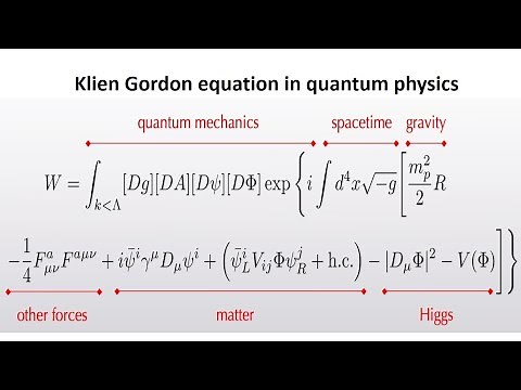 Quantum field theory| Klein Gordon equations
