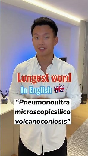 The longest word in English 🤯 Do you know what it means? 😇 #fyp #foryoupage #english #learnenglish #