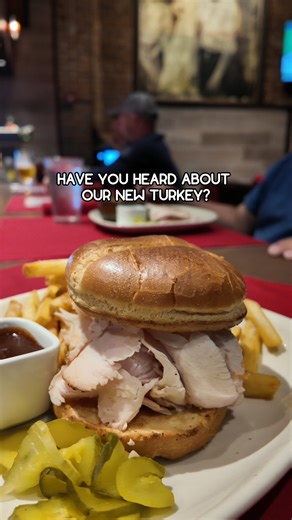 In case you haven’t heard already… yes, we’ve got new turkey. And it’s calling your name! 😌 Try it on the McCoy Sandwich, the Round Up, or even a la carte — however you order it, this is turkey worth talking about. 👉 reservejackstack.com | orderjackstack.com | Jack Stack Barbecue