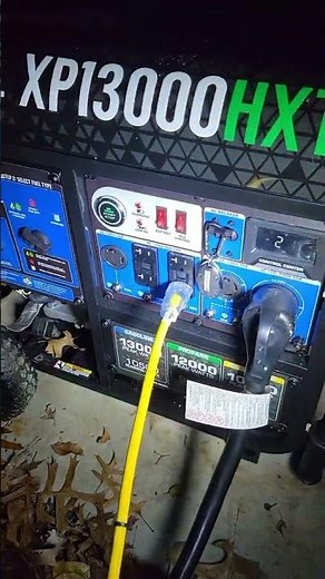 How to manually transfer back your portable generator