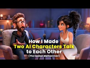 How I Made Two AI Characters Talk to Each Other (The Easiest Method Ever)
