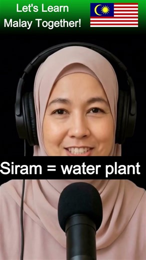 Malay Vocabulary for Beginners | Gali, Tanam, Siram