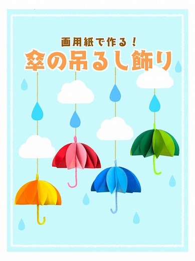 傘の吊るし飾りの作り方