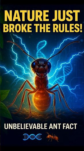 This ANT QUEEN just rewrote evolution! 😱🐜 #shorts