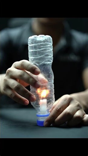 আগুন নেভার সাথে সাথে বোতল চ্যাপ্টা! Air Pressure Experiment! | rethink